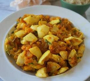 Boiled Egg Bhurji  Butter