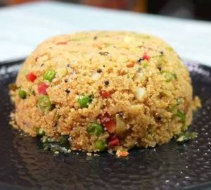 Masala upma with sambaer and chutny