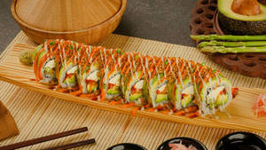 Spicy Asparagus Cream Cheese Roll