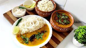 Dal Fry With Rice full