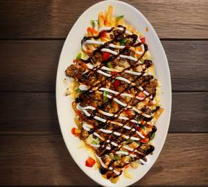 Loaded bbq fries