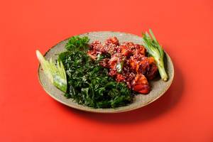 Crispy Spinach Veg Paneer