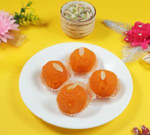 4 Pcs Motichoor Laddu Box