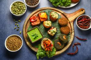 Vegetarian Kebab Platter