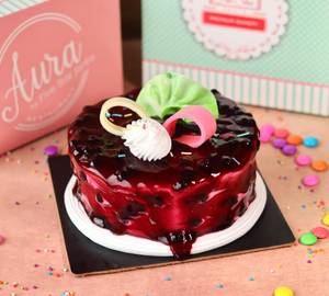 Eggless Blueberry Cake