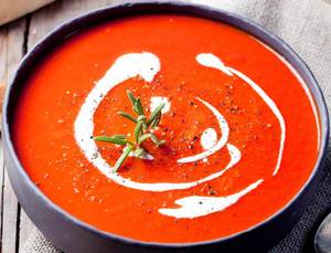 Cream of tomato soup
