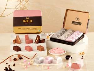 Gianduja Trilogy - Assorted Hazelnut infused Chocolates [12 Pieces]