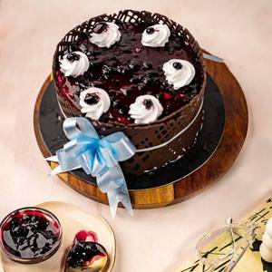 Eggless Blueberry Cake
