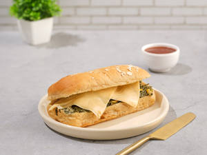 SPINACH N CORN CHEESE SANDWICH