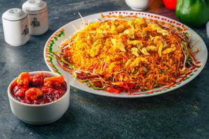 Chicken Schezwan Fried Rice With Schezwan Gobi Combo