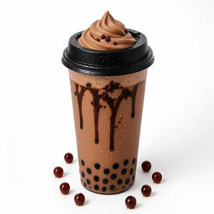 Mocha Boba Fudge (bubble Tea - 350ml)