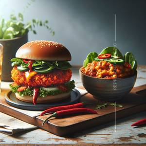 Chilli Lava Burger                                                  