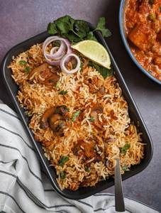 Mushroom 65 Hyderabadi Biryani [Mini]