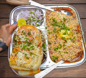 Cheese Pav Bhaji (2 Pav)