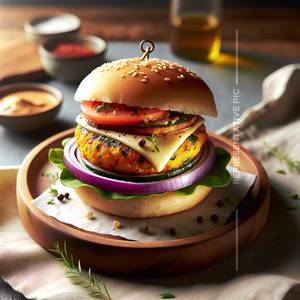 Aloo Tikki Burger                                                