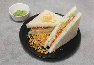 Aloo Bhujiya Cheese Sandwich 