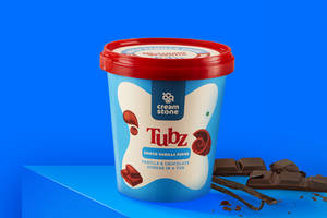 Choco Vanilla Fudge Tub 600 Ml