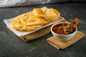 Luchi(3 pcs) Mutton Kosha(2 pcs) Combo