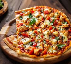 Exotic Chicken Pizza