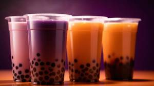 Butter Scotch Bubbles Tea