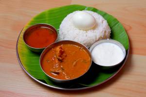 Rice With Chicken Gravy Combo