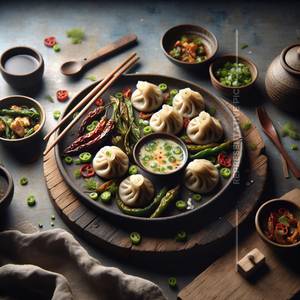 Veg steam momos full 10 pis                                                