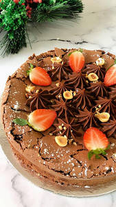 Flourless Chocolate Cake( Gluten Free) 650 Gms