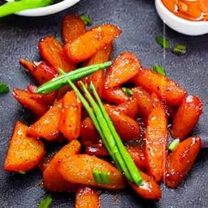 Honey chilli potato