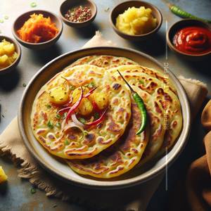 Ghee Aalu Paratha                                                