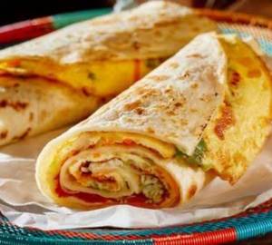Egg wrap roll