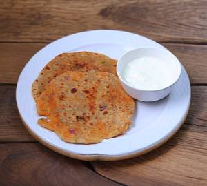 2 Aloo Paratha with Curd