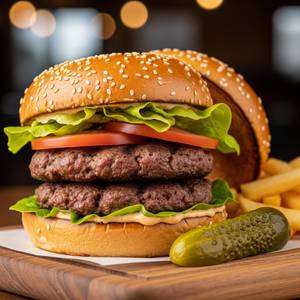 Chicken Patty Burger [Double]