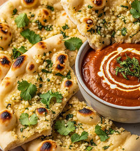 Gralic Naan With Gravy