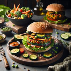 Veg burger                                                  