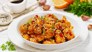 Honey chilli cauliflower
