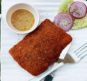 Bhetki Fish Fry [1 Pc] With Salad