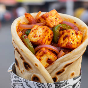 Paneer Schezwan Roll