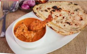 Butter Chicken (Quarter) + 2 Butter Naan