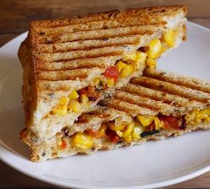 Fresh corn sandwich 