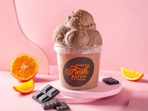 Dark Chocolate Orange Ice Cream Tub (125 ml)