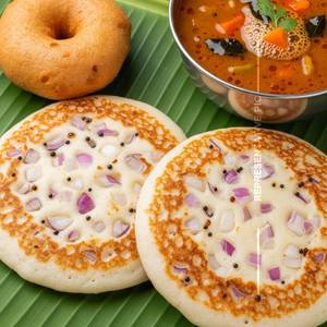 Onion uthappam [2 no] +vada                    
