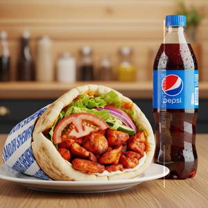 Tandoori Chk Shawarma+Pepsi(250Ml)