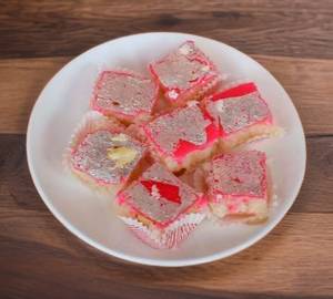 Pink Coconut Barfi