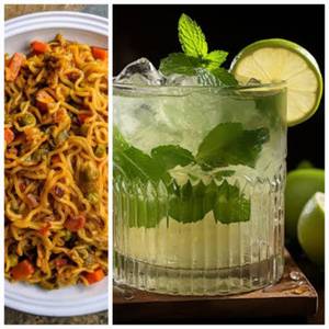 Veg Maggie + Mojito