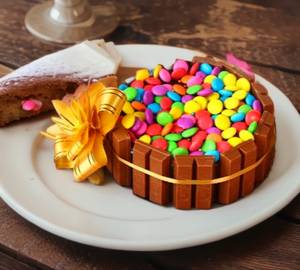 Eggless Kitkat Truffle Cake 
