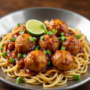 Hakka Noodles & Vegetarian Manchurian Combo