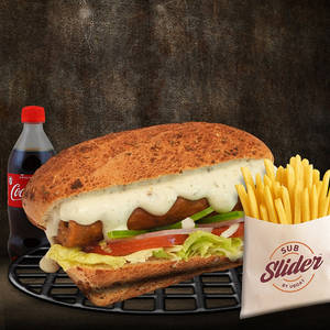 Tandoori Seekh Slider + Fries + 250 Ml Coke