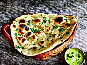 Garlic naan