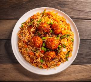 Veg manchuria fried rice