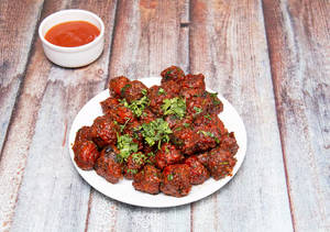 Manchurian Dry + 1 colddrink 